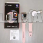 Розумний смарт годинник Smart Watch I7 PRO MAX з тонометром пульсометром оксиметром 44mm рожевий